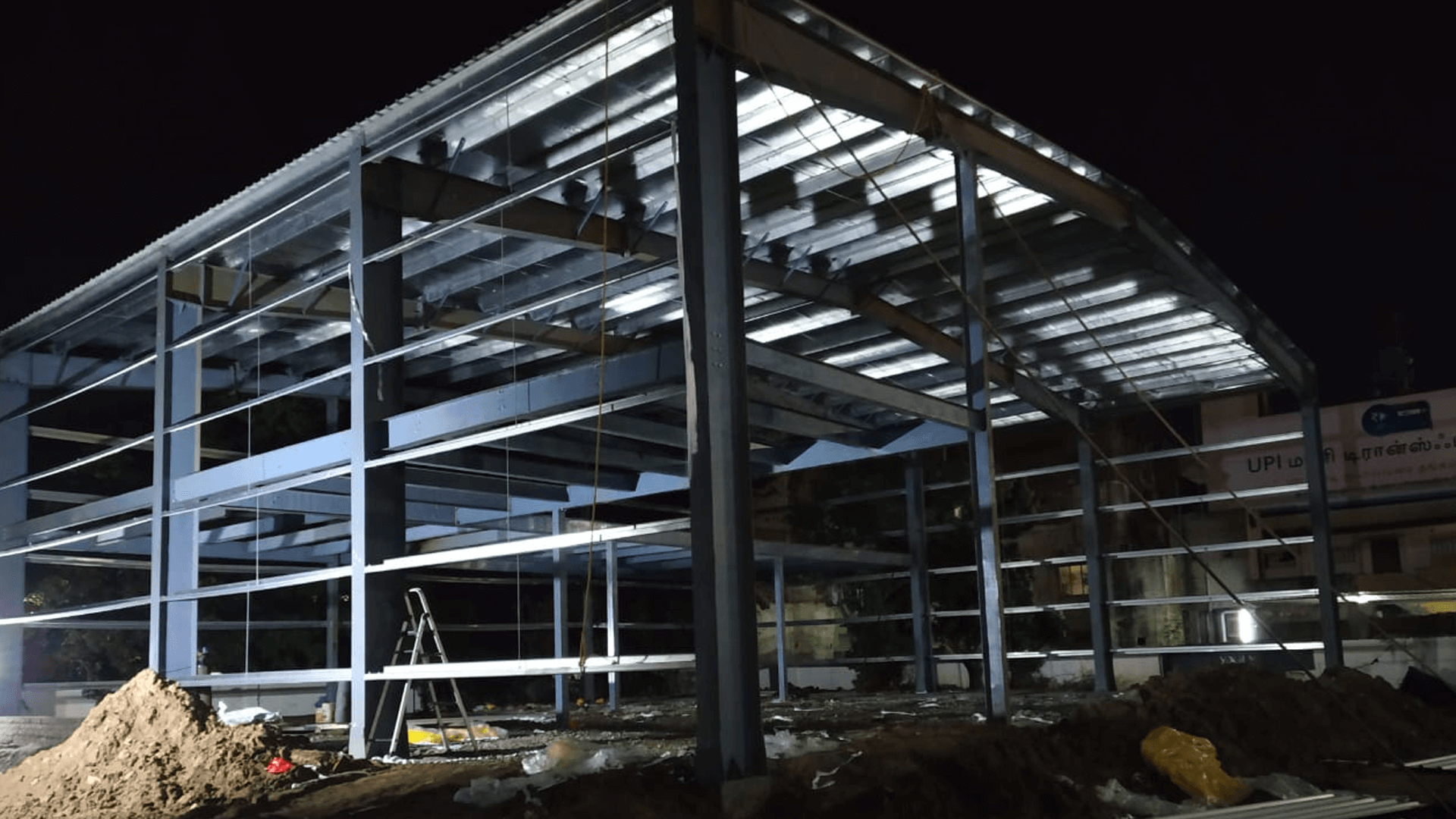 PEB with Mezzanine floor – NEXA, Virugambakkam